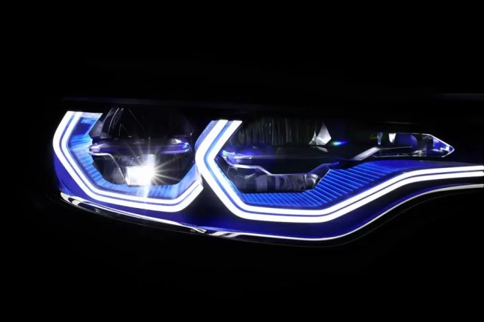 Laser headlights